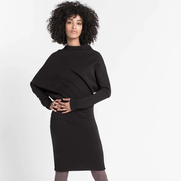 Marcella NYC Naomi Sweatshirt Dress XS (NWT) + free lux knit beanie - Picture 1 of 6